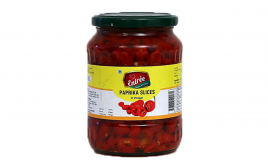 Vishaal Entree Paprika Slices in Vinegar  Glass Jar  720 millilitre
